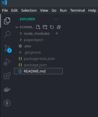 file structure of the project