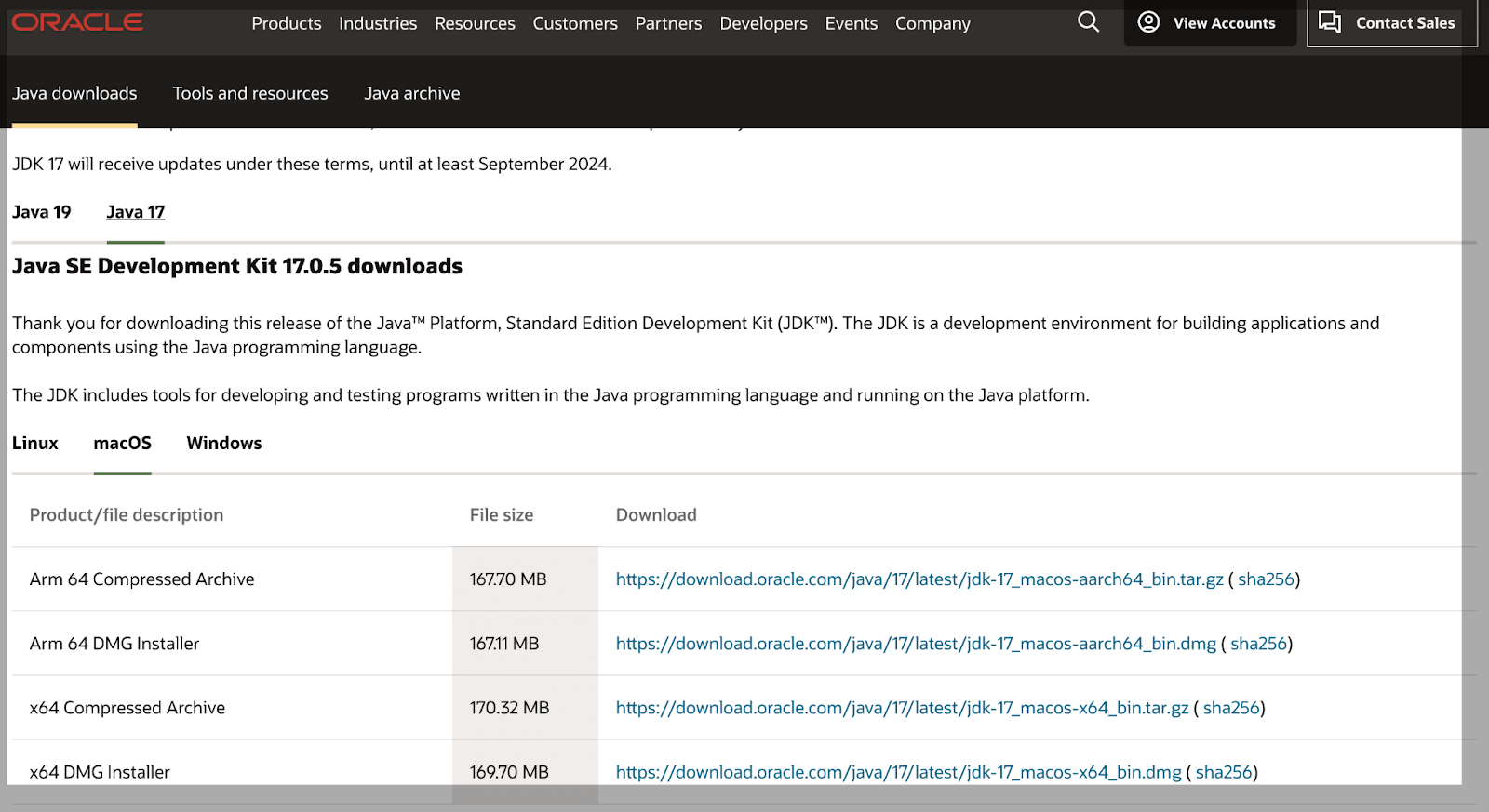 download and install JDK