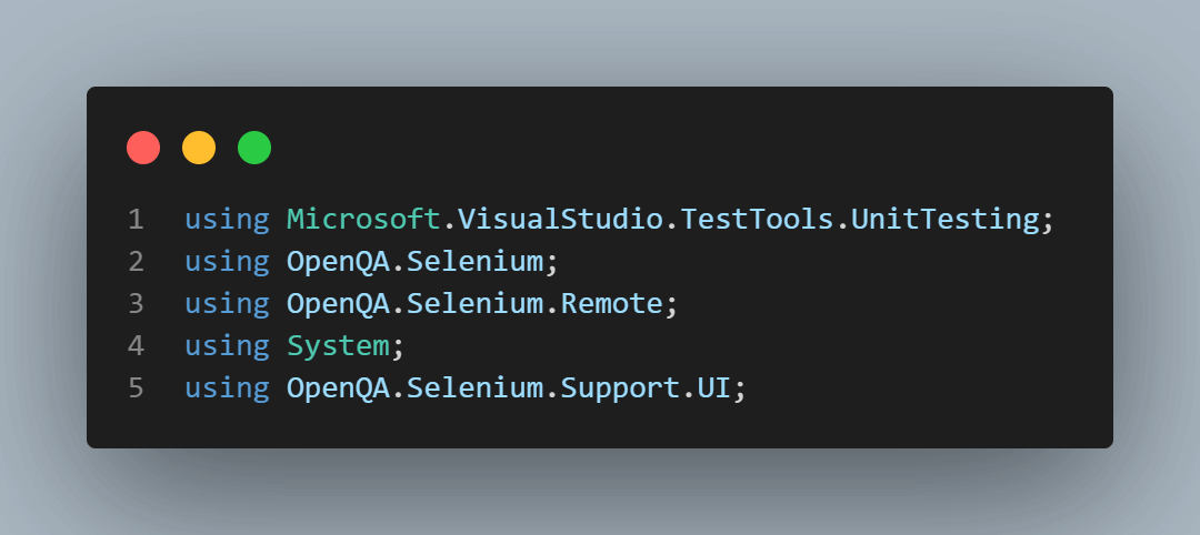 C# class contain the packages