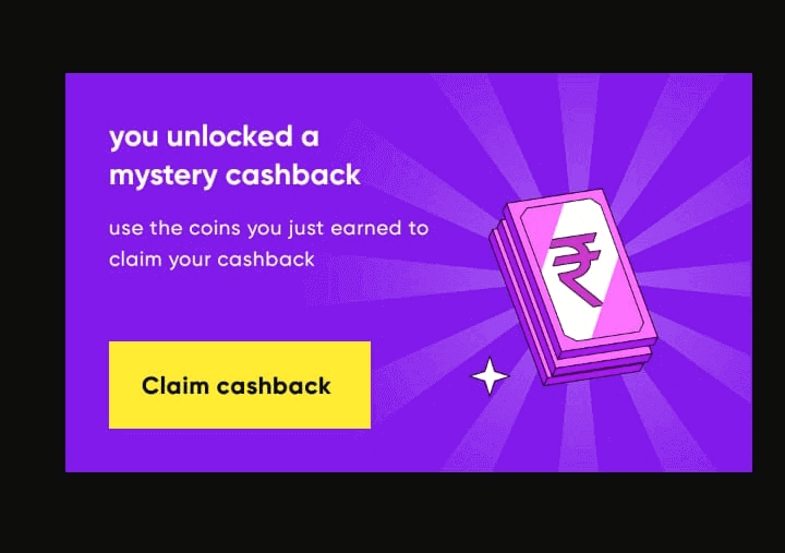 Claim Cashback 