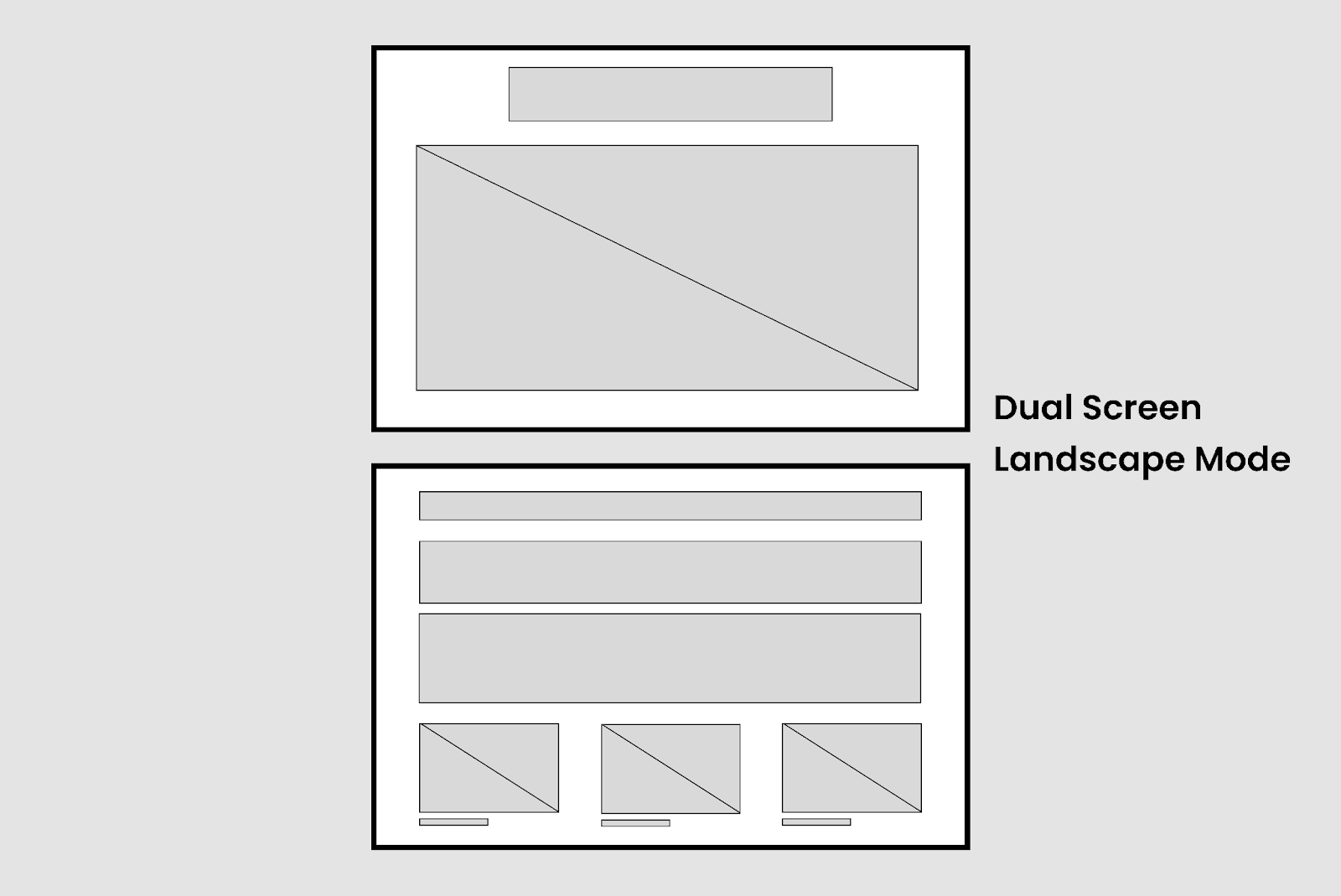 Dual Screen Landscape Mode