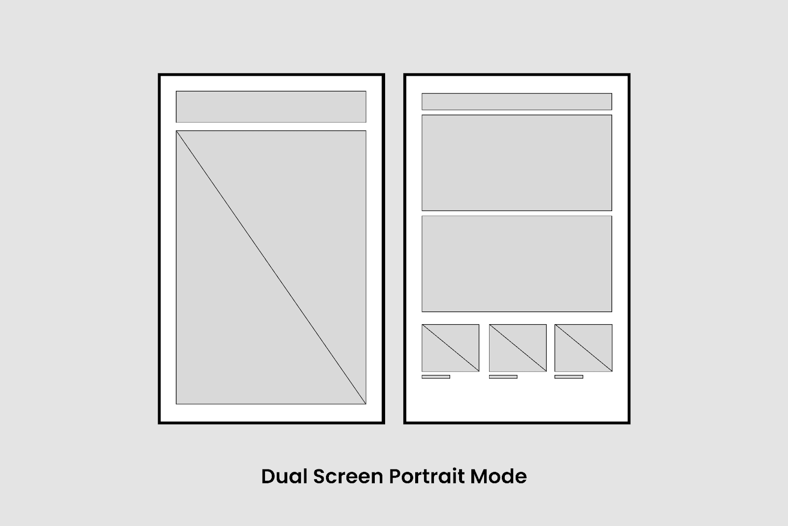 Dual Screen Portrait Mode