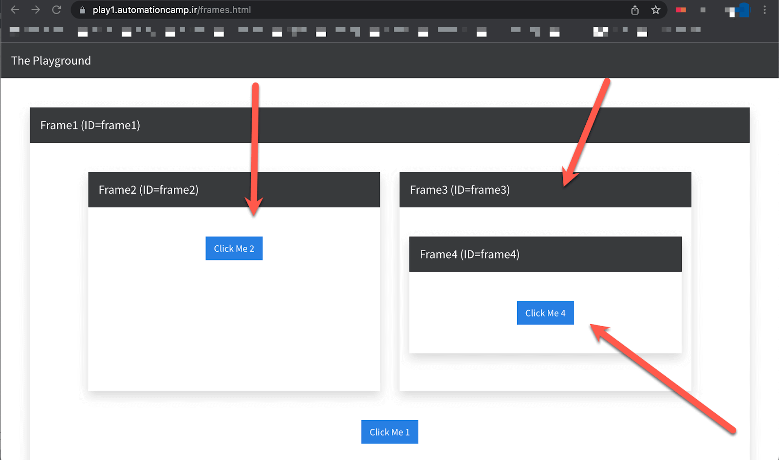 Nested iFrames