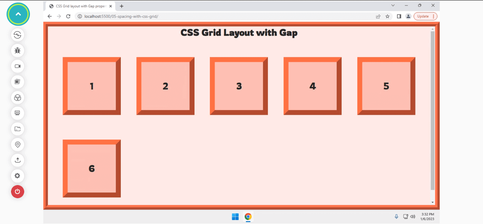 Spacing in CSS Grid