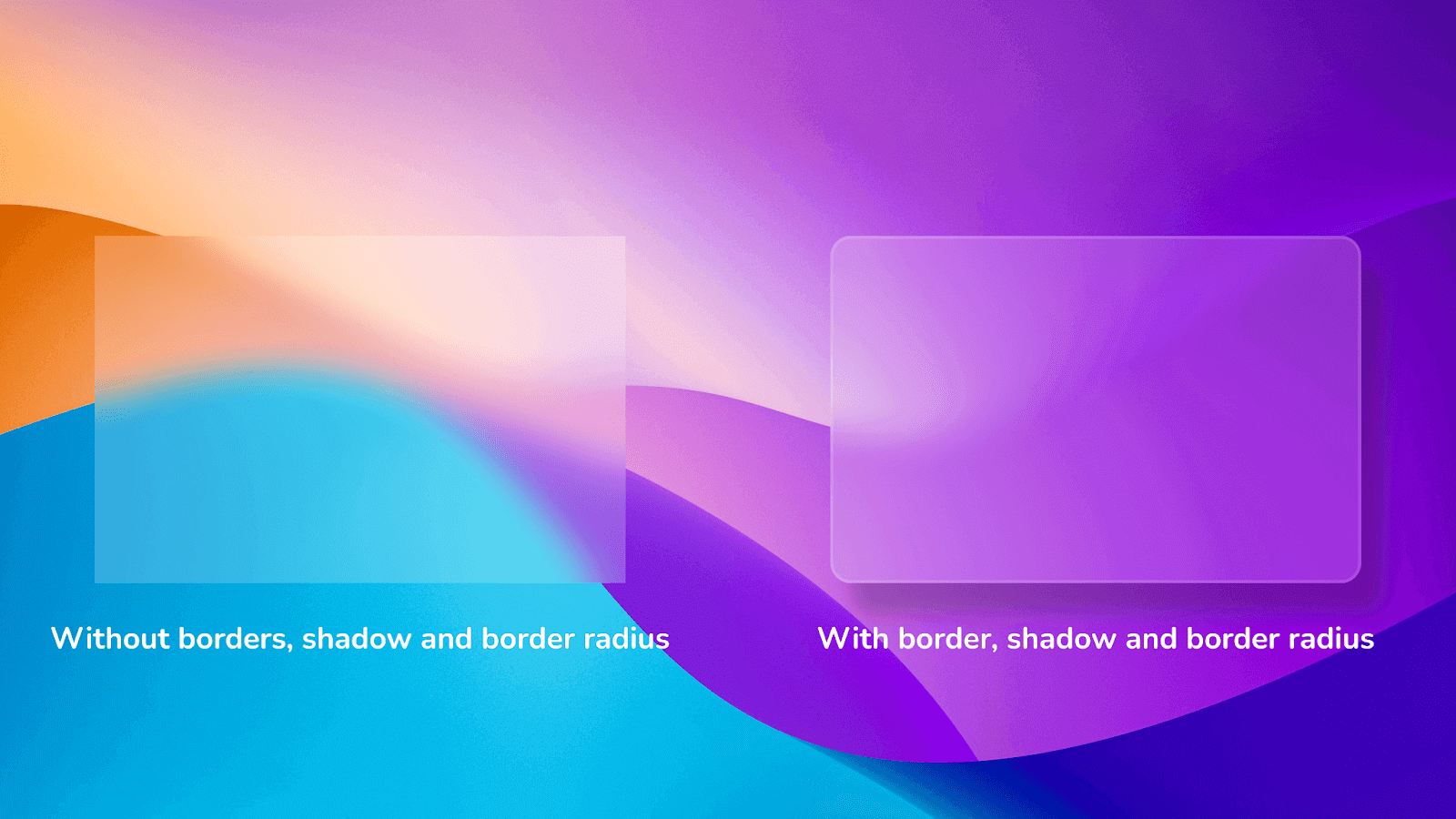shadow and border