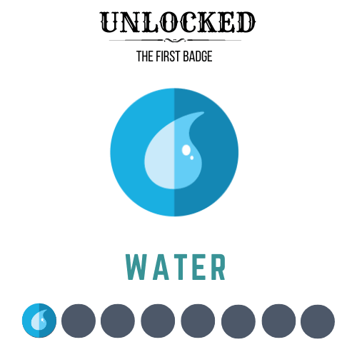water first badge