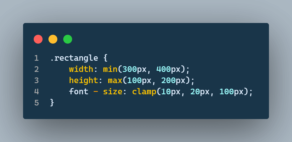 Avoid using CSS min(), max(), and clamp() functions for fixed values