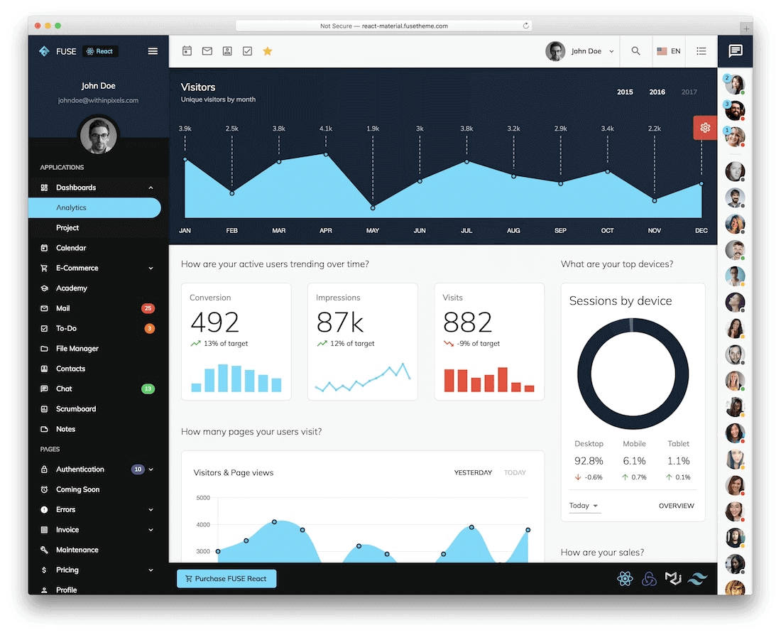 Material UI Design - Examples