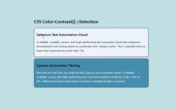  CSS color-contrast