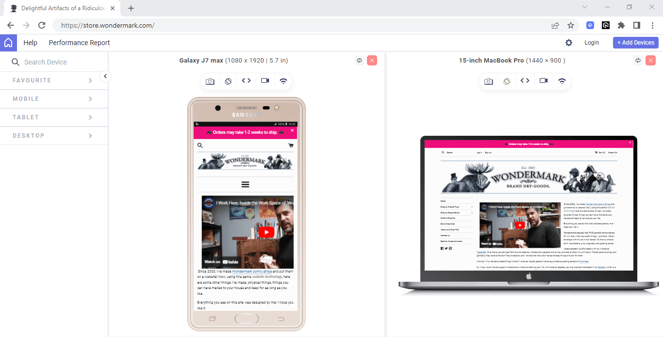 Not Designing A Functional And Mobile-Optimized Website