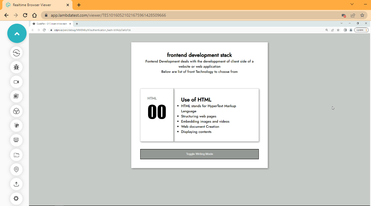 inset inline start output