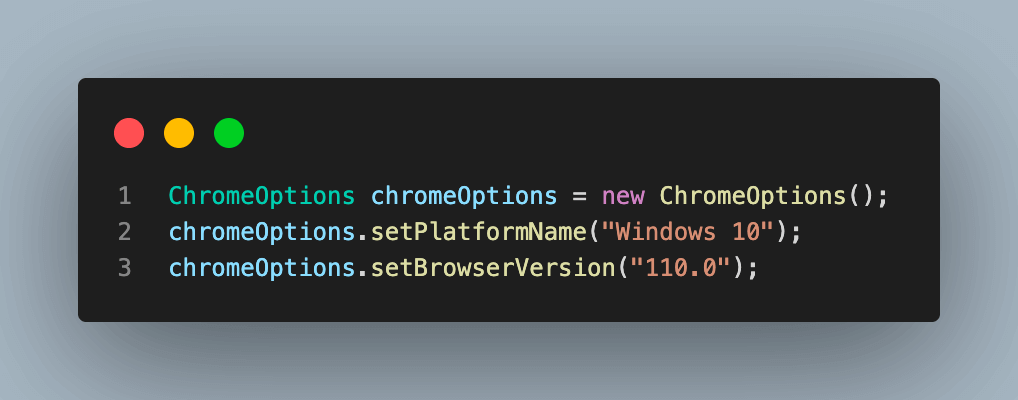 ChromeOptions 