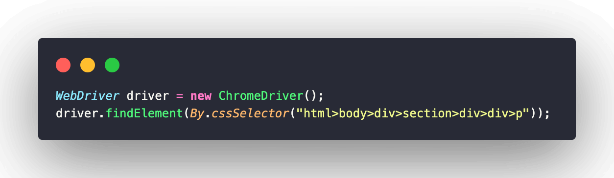 absolute css selector