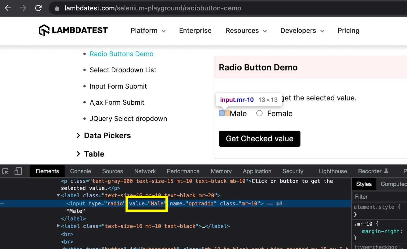 css selector attribute