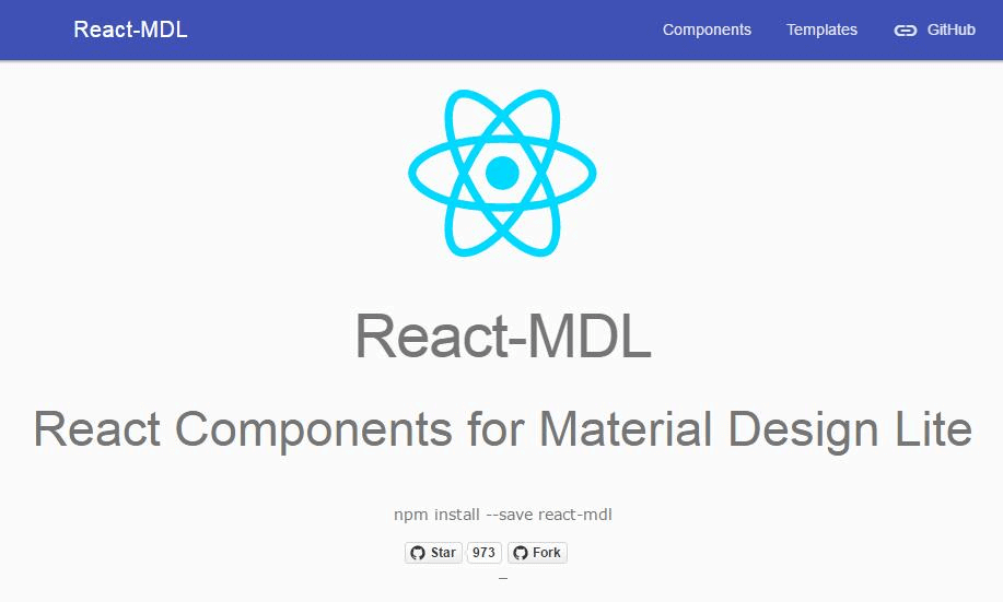 react mdl