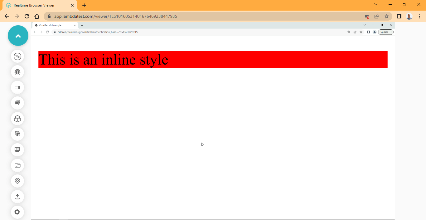 Browser Output css browser putput