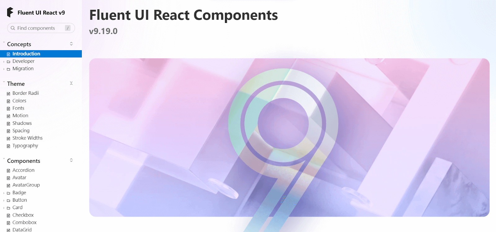 Fluent UI React library