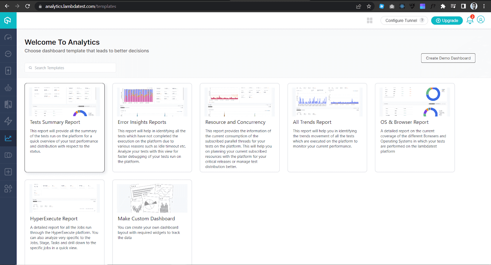 Analytics Dashboard