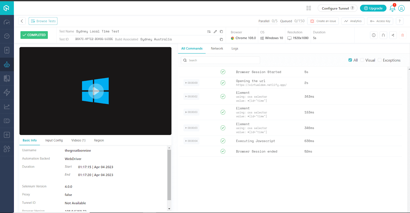  Automation Dashboard