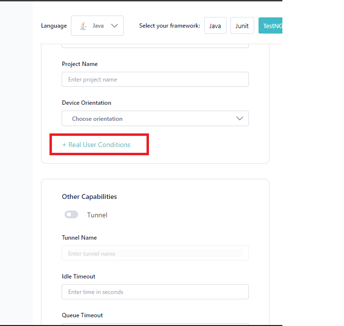 Geolocation setting