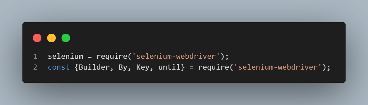 selenium-webdriver-const