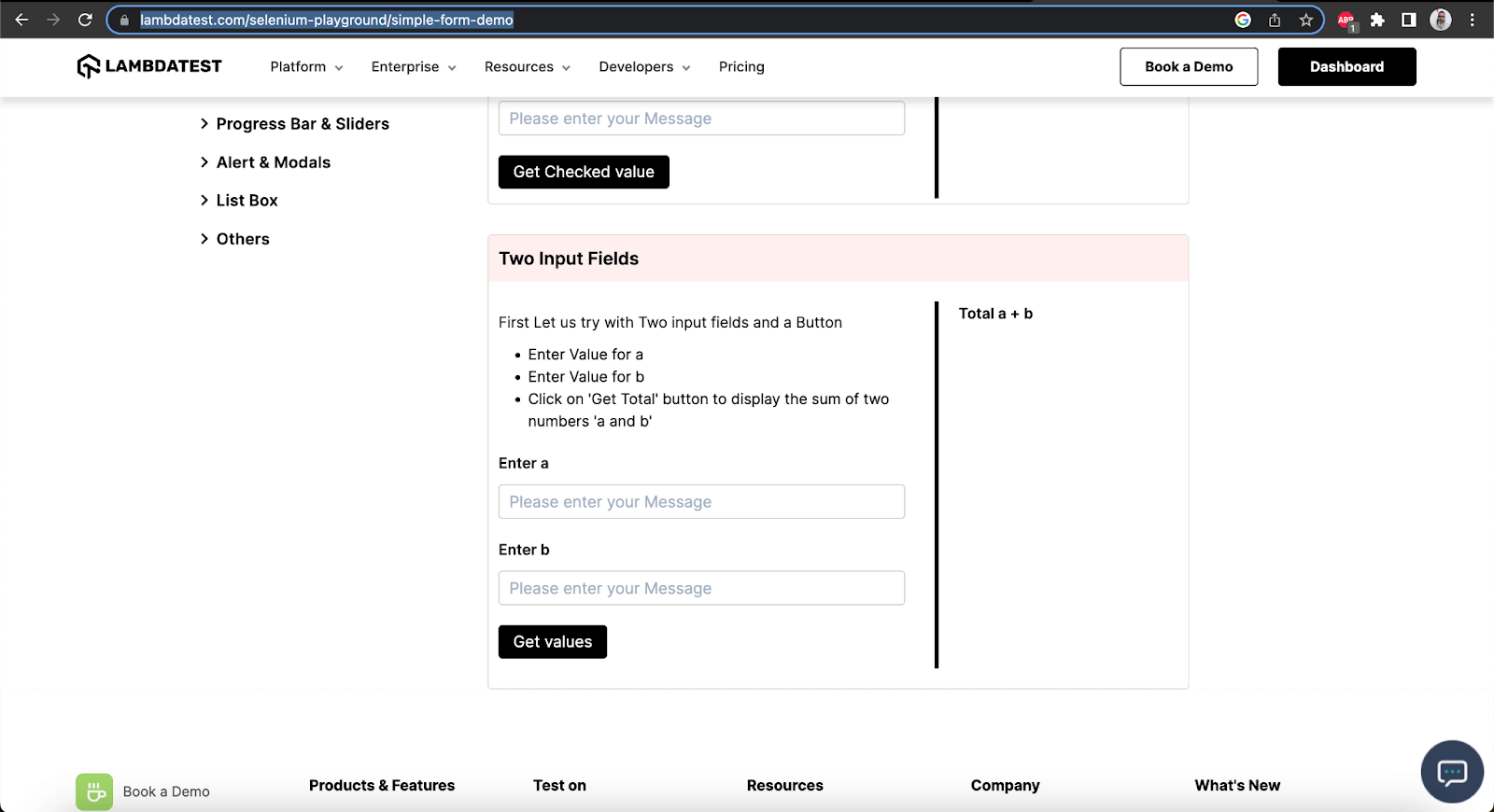 Dual Input fields