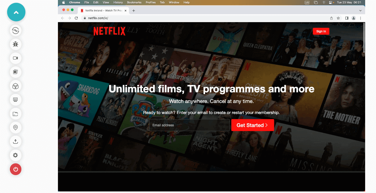 example of Netflix’s service