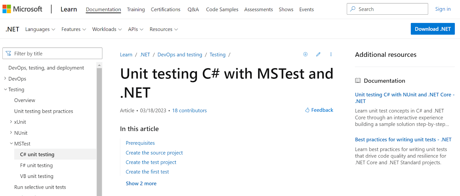 MSTest