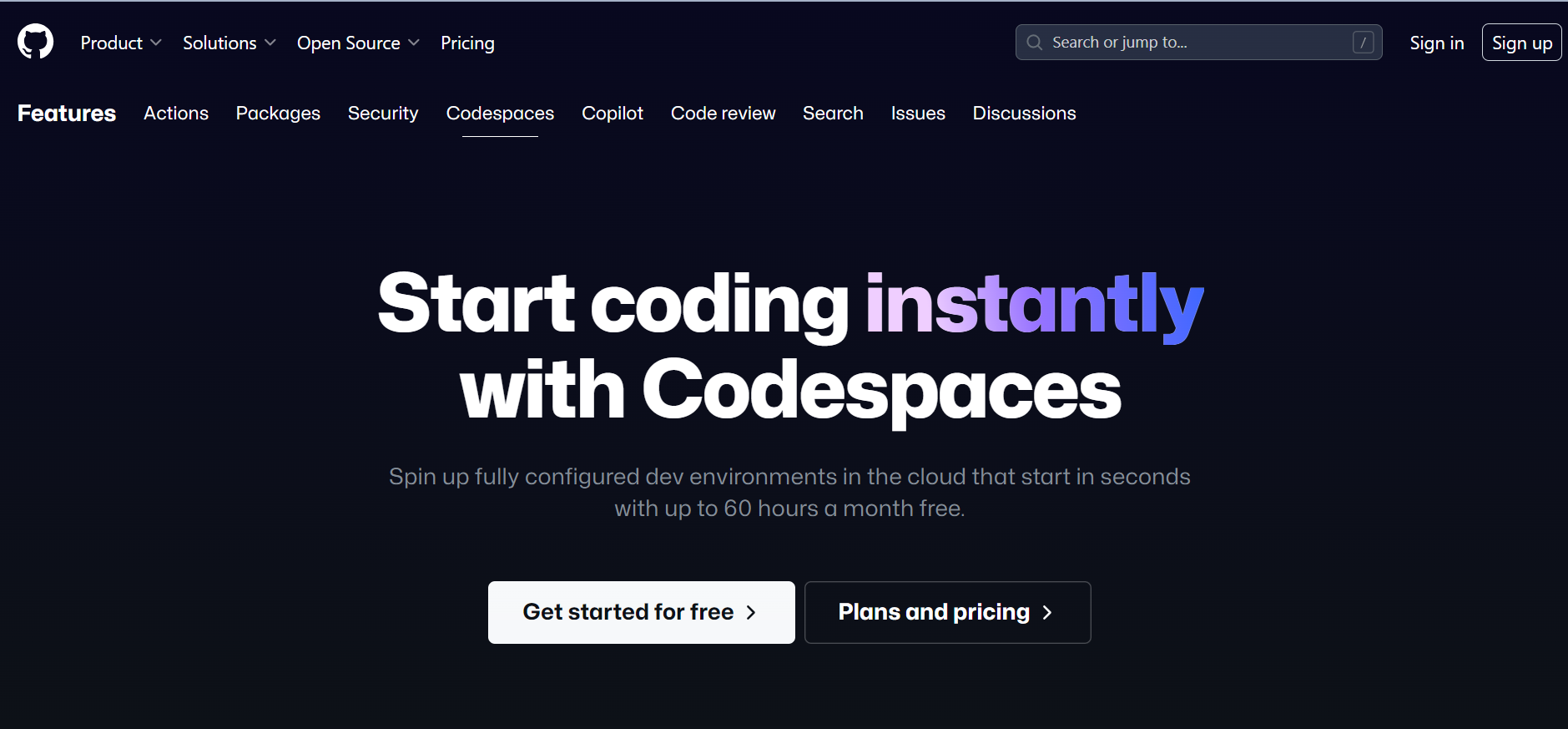 codespace