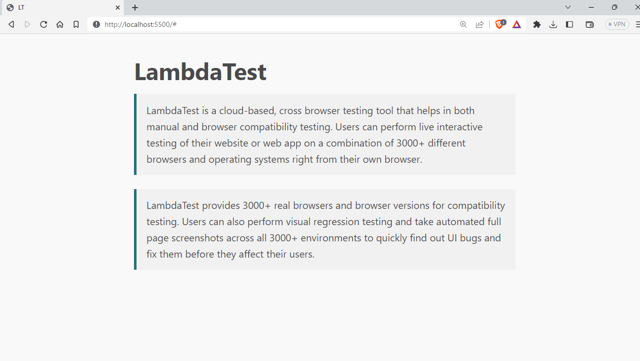 lambdatest
