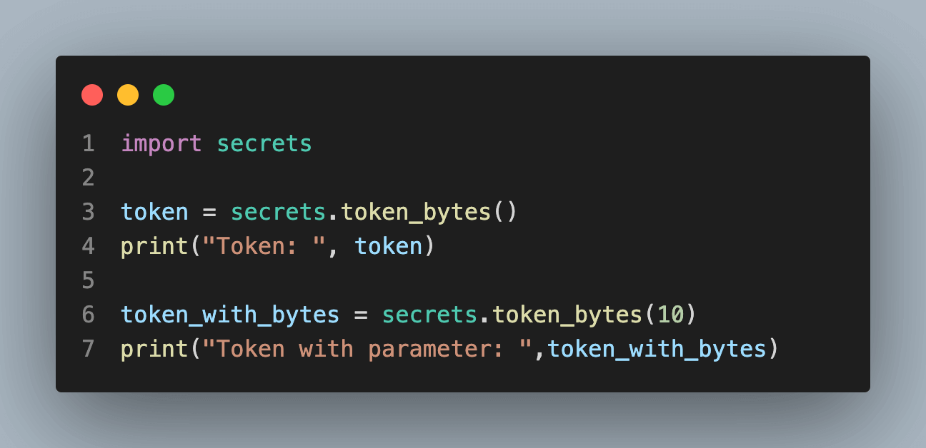 secrets.token_bytes()