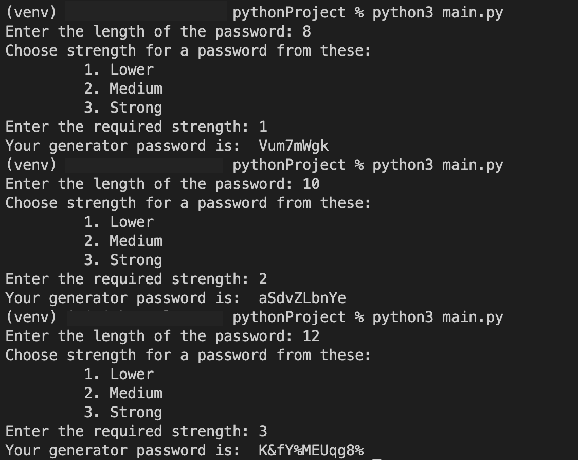 password_generator output