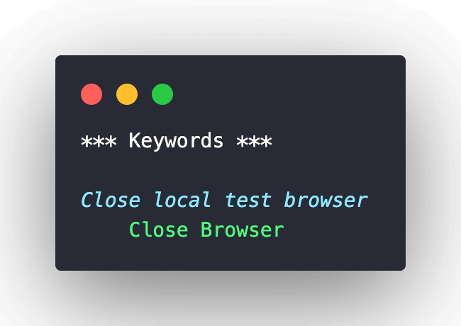 Close browser for closing