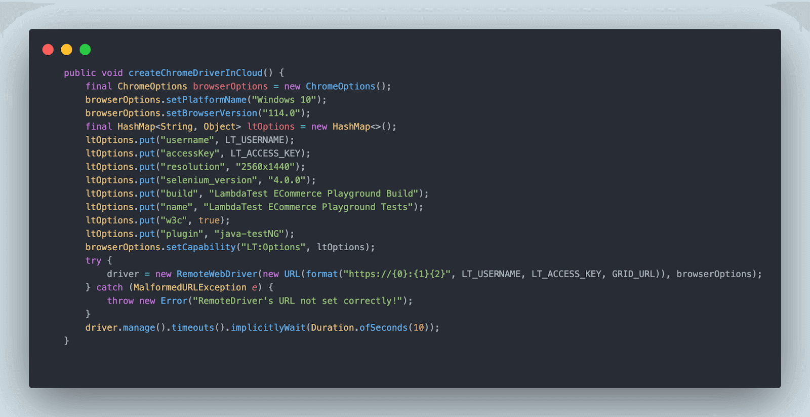 Implementing Implicit Wait in Selenium