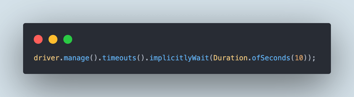 Implementing Implicit Wait in Selenium