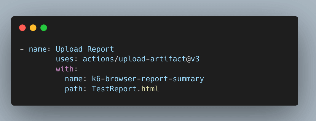 browser report summary