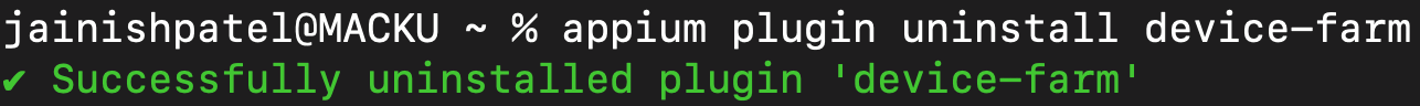 appium plugin update device-farm