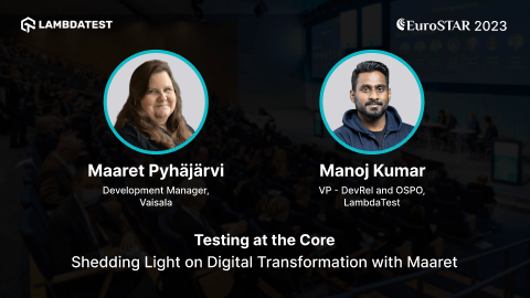 Testing at the Core: Shedding Light on Digital Transformation with Maaret