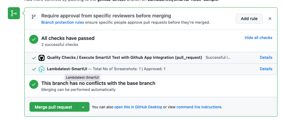 GitHub App integration with Playwright