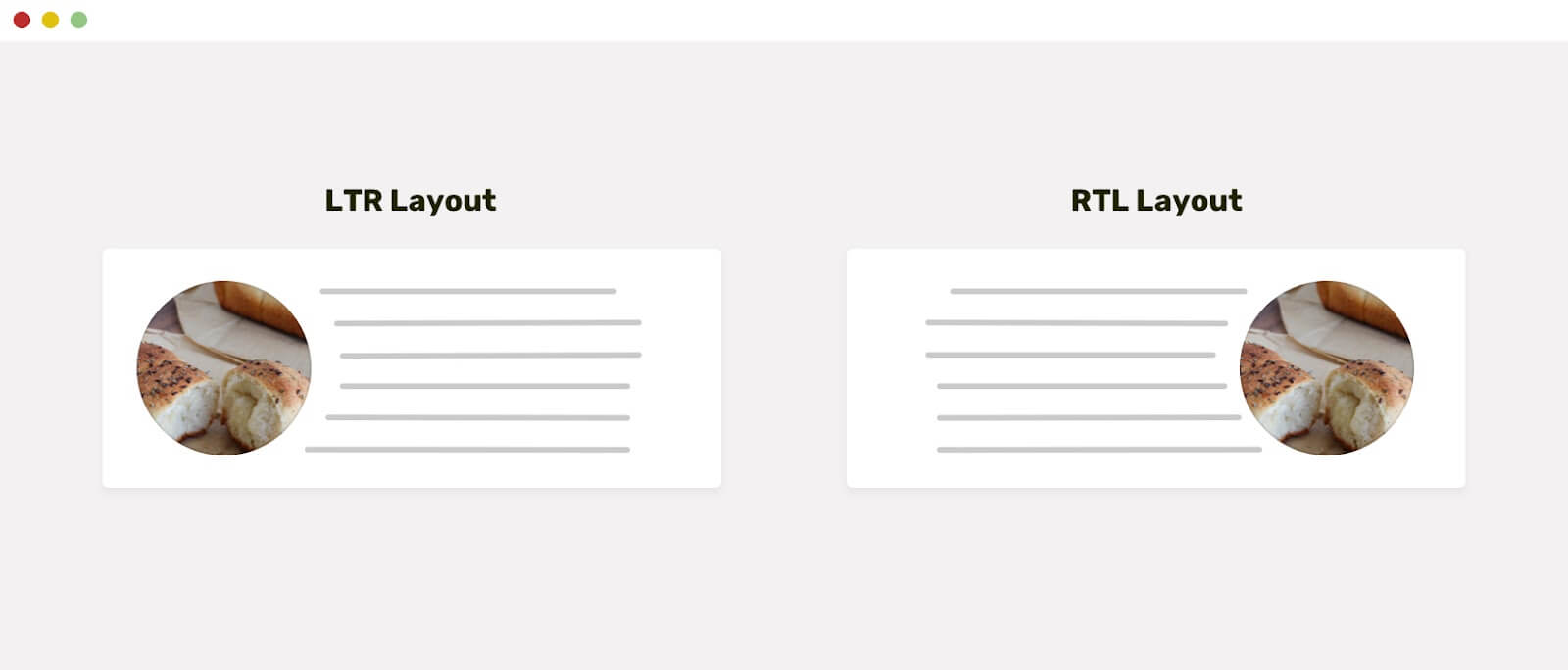 ltr layout