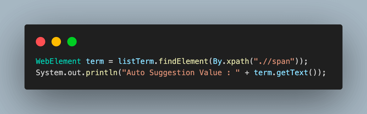 Log the auto-suggestion value
