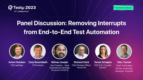 Removing Interrupts From End-to-End Test Automation [Testμ 2023]