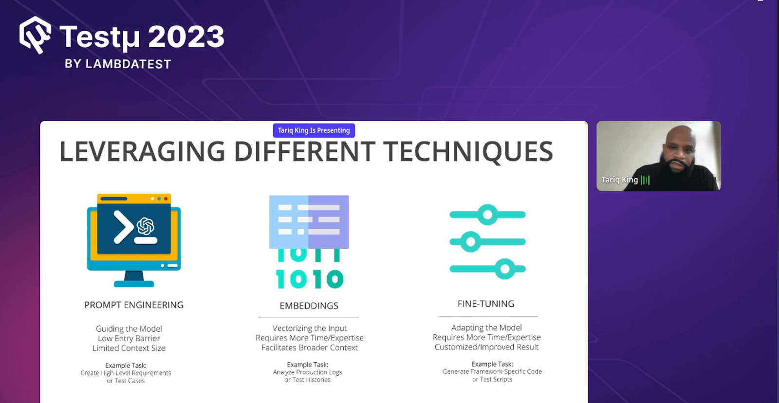 Leveraging Different Techniques