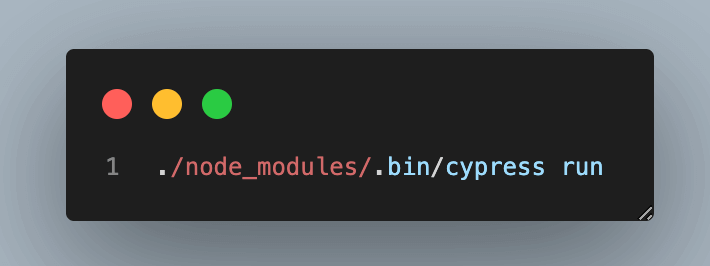  Cypress CLI 