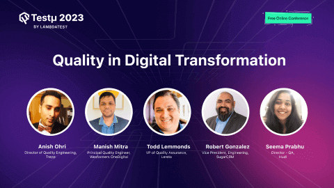 Panel Discussion: Quality in Digital Transformation [Testμ 2023]