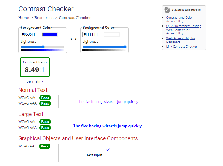 Contrast Checker 2