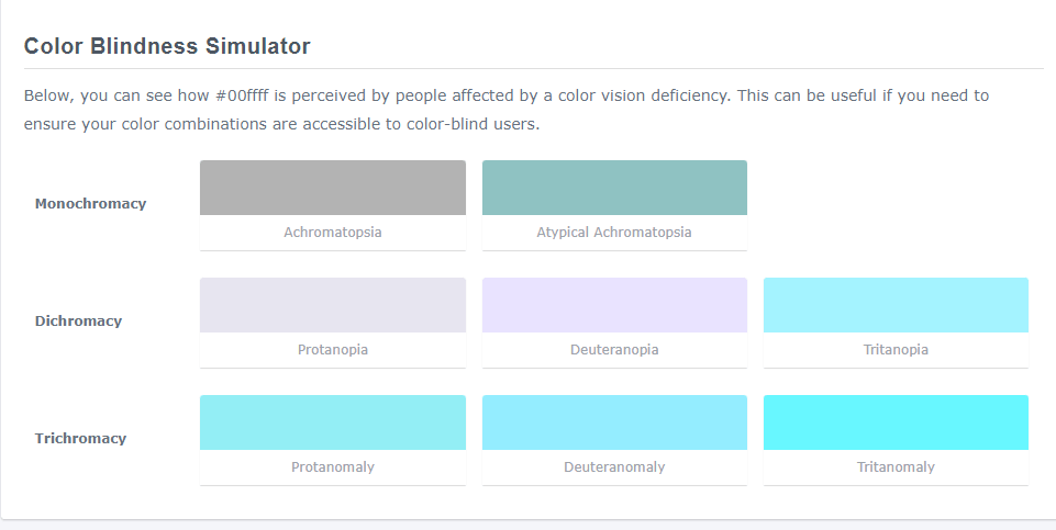 color blindness 