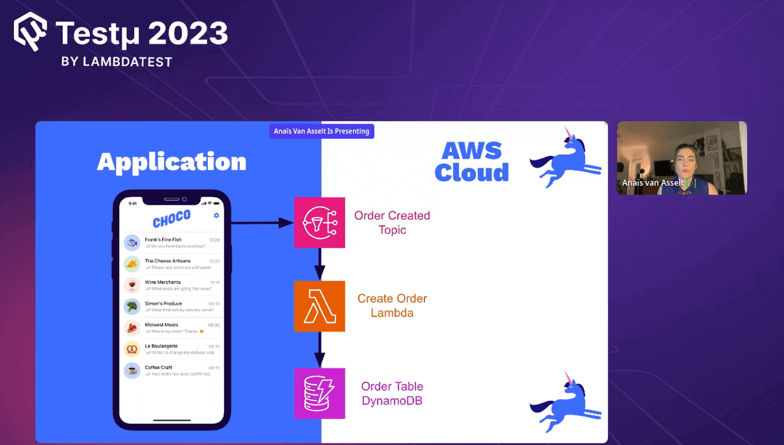 Application with AWS build