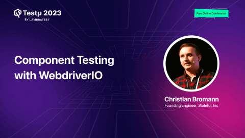 Component Testing with WebdriverIO