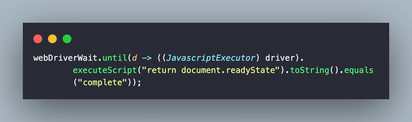 Document readyState